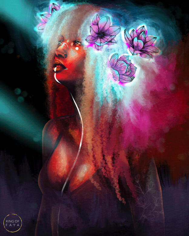 bright flowers