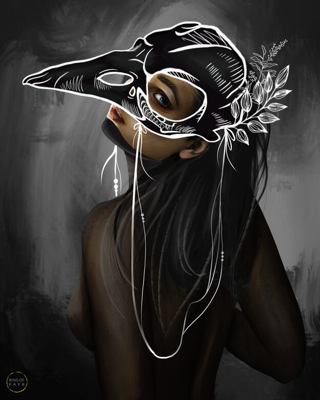 raven mask