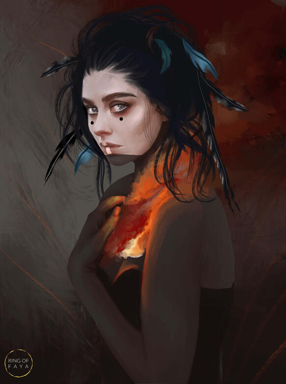 burning chest