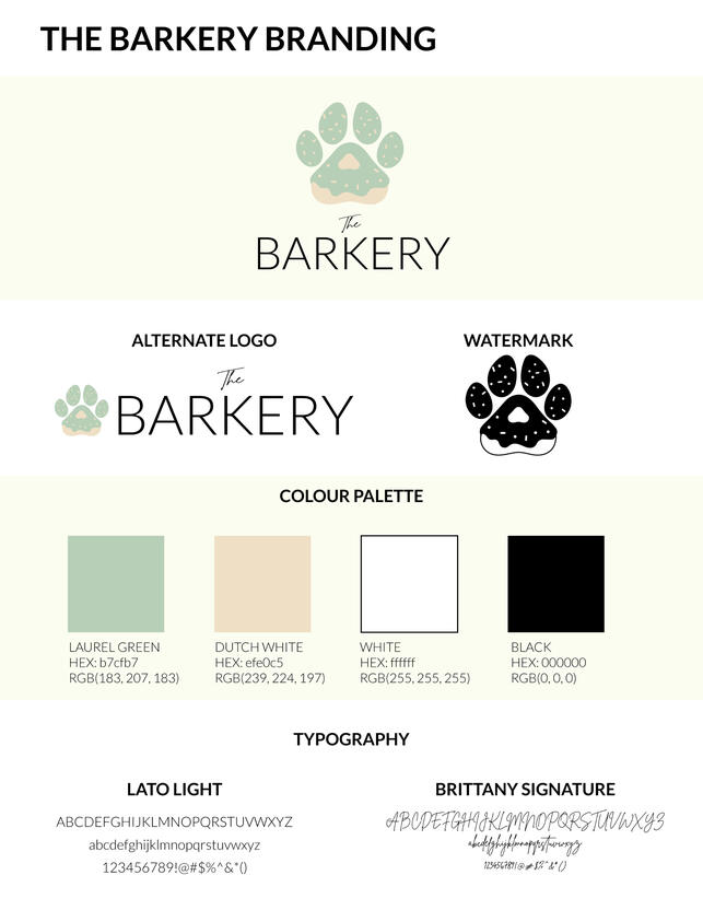 The Barkery Brand Identity